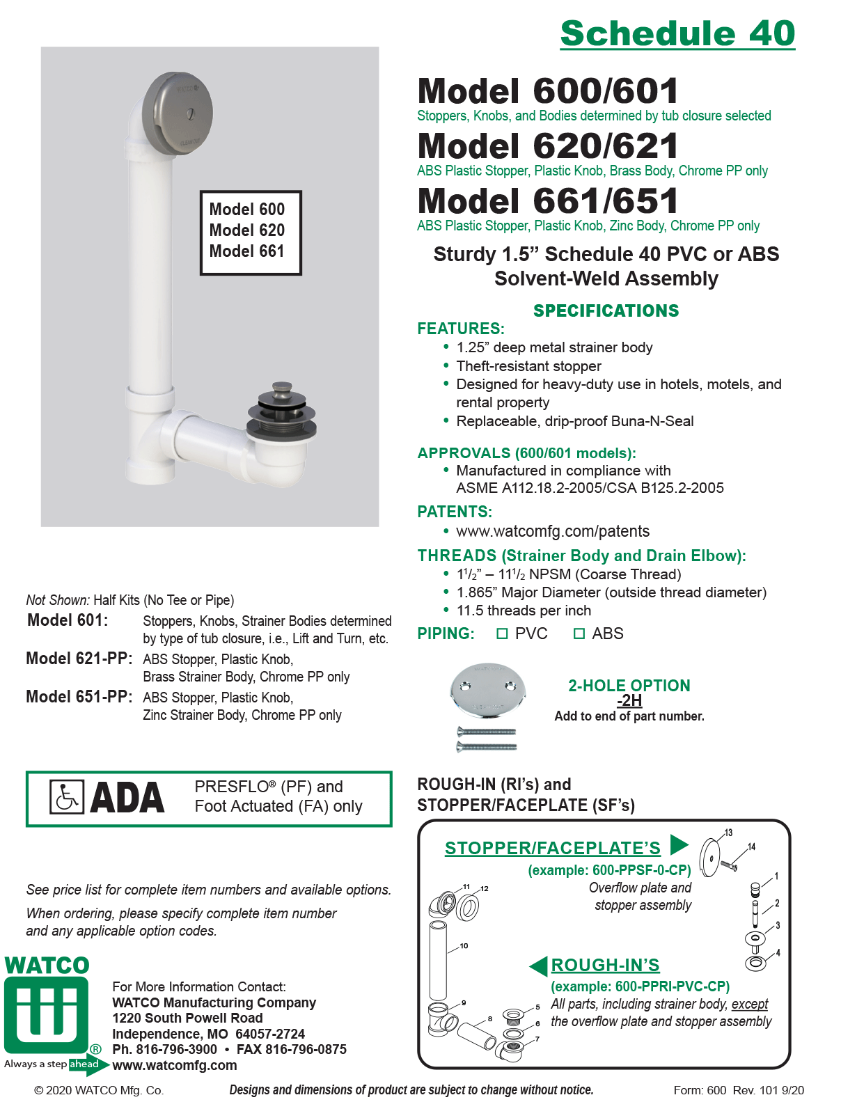 Watco Plumbing Fixtures Watco Plumbing Fixtures
